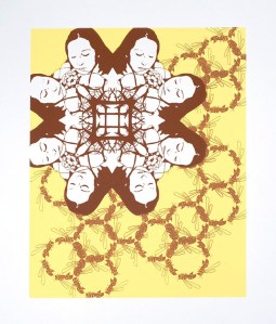 Melissa 2012 Screen print on Reeves BFK 13.25” x 16”