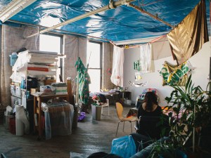 Victoria in the studio