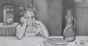 Product Placement, graphite, 14" x 23", 2010