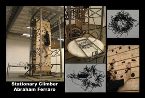 Stationary Climber Postcard