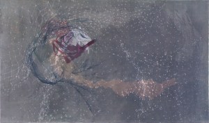 incidentalis major: penumbra i monoprint on paper 28” x 47” 2012