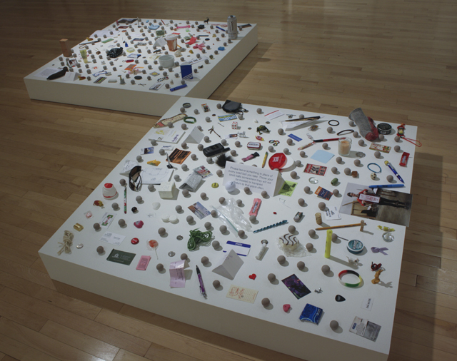 What You’ve Got,  Midwestern prairie wildflower seedballs, offer to trade, traded objects, dimensions variable, 2014 