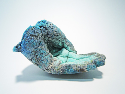 PhenotypeVII, Cast ceramic glaze, 6" x 3.5" x 3.5", 2014