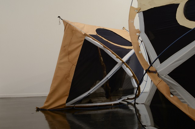 "Honoring Loss 9," Watercolor, graphite, encaustic on paper, 7" x 10", 2013