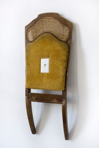 High Roller, modified chair and light switch, 2011