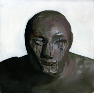 Homunculus 4, oil on board, 8 x 8 inches, 2014