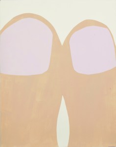 Opposable, flashe and acrylic on cut and pasted paper, 24in x 19in, 2013