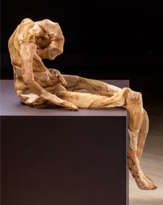MAL Figure No. 1, hand-dyed silk organza, 18” x 8” x 4”, 2012