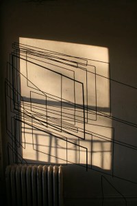 “Mapping the Light” Sunlight, masking tape Dimensions variable 2013-2014