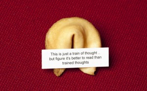 Cookies of the West: The Lost Wisdom of Kanye, fortune cookies, 2” x 4” x 1.5”, 2012