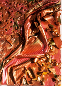 "Journey to You" acrylic on Styrofoam and cardboard 16x12" 2013