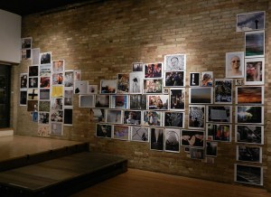 Installation view: SUGAR IS COMBUSTIBLE: BCC MKE Photo Diary 1989-2012 Photo installation, 17 x 30 feet Milwaukee Gay Arts Center, 2012