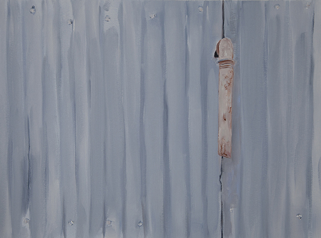 "In the End, It's Just You" 2014 Oil on paper 11x15"