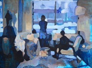 Film Interior No. 1 Acrylic on canvas 30" x 40" 2014