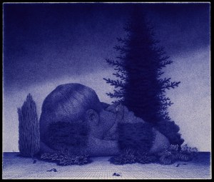 Untitled Ballpoint Pen on Paper 14.4" x 17" 2013