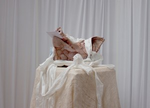 Title: The Pig Year: 2014 Medium: Dragon skin, RTV liquid rubber, plastic, acrylics Size: 10(h)x14(w)x12(d)