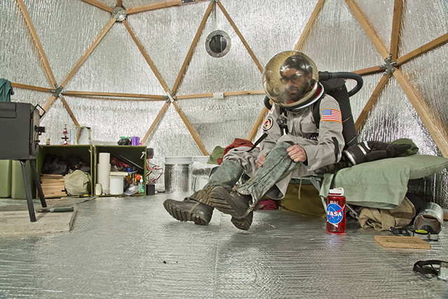 "Manned Mock Mars Mission" Mixed Media/Performance Dimensions Variable 2014
