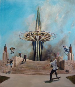 4.Apocalypto 60”h x 54”w, Oil on linen, 2013