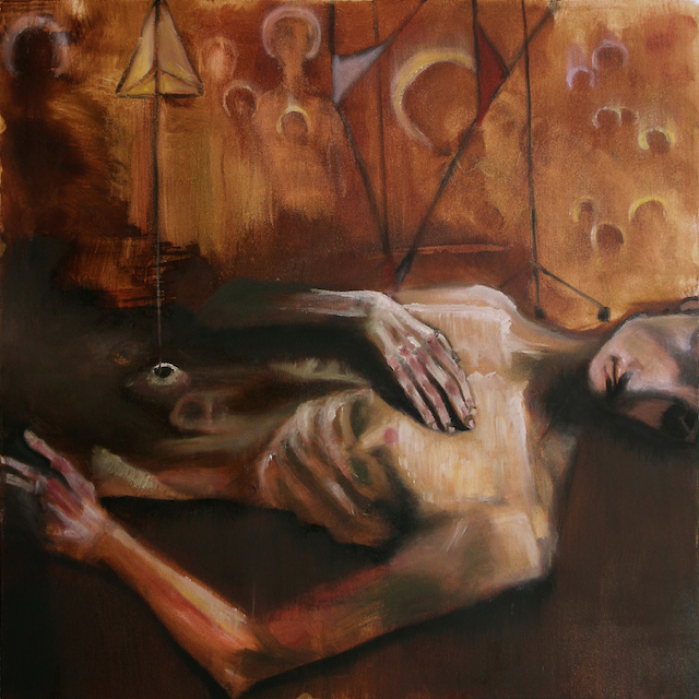 Auto-Immune. 36x36in. Oil on canvas