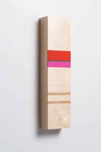 "Block D," 2012, Baltic Birch Plywood, Wool Felt, 5"x20"x3"