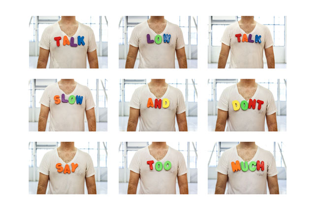 lessons (stills from Lesson 01), 24”x36”, 2014