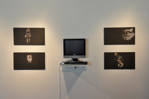 “After Muybridge, After Marey”, Inkjet prints and video, prints: 21”x12” with 19” monitor, 2010