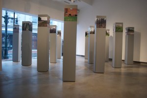 Ten Miles Square, archival inkjet prints on painted mdf, dimensions vary, 2010