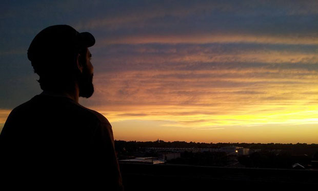 A favorite studio spot on the roof