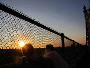 DerSonnenaufgangTours(afterFriedrich)LongIslandCity,Social Practice including: catered breakfast, coffee or tea in metal canisters, 2-3 participants, an un-theatrical tour to an unspecified but pre-determined location, picnic blanket (at times chairs or folding table provided), no cellphones or cameras are allowed, 2-3 hours, 2013