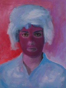 Untitled (Novak), Mixed Media Painting, 18”x24”,  2014