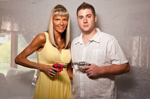Lisa and Pat, Smith & Wesson 642.38 special. 2012 from Conceal Carry photograph, 30x20"