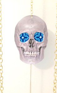 detail of Time (is not on our side) (image of skull) 