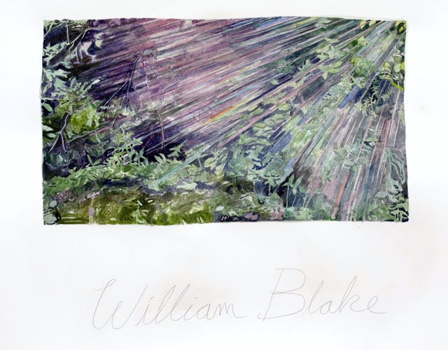 Untitled, 2014, pencil and watercolor on paper, 16” x 21”