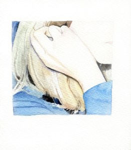 Linda, 2011, Pencil and watercolor on paper, 9” x 7”