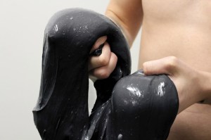  "Untitled, Drip" Photo documentation of live visual performance. 2014.