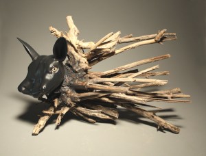 Chaos, 2014 mixed media | 16" h x 26" w x 16" d "Creation" series 