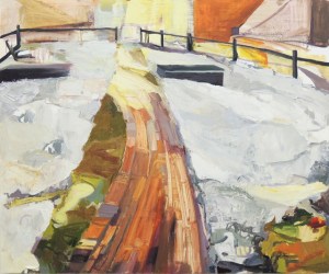 Desire Path Oil on Wood Panel 20” x 24” 2014