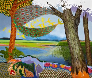 Untitled #1, Oil on Canvas, 72" x 84", 2012