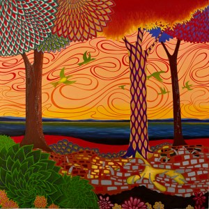 Untitled #6, Oil on Canvas, 72" x 72", 2013