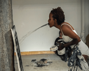 Azul Negro, Performance Installation, 2014. Piano Craft Guild, Boston