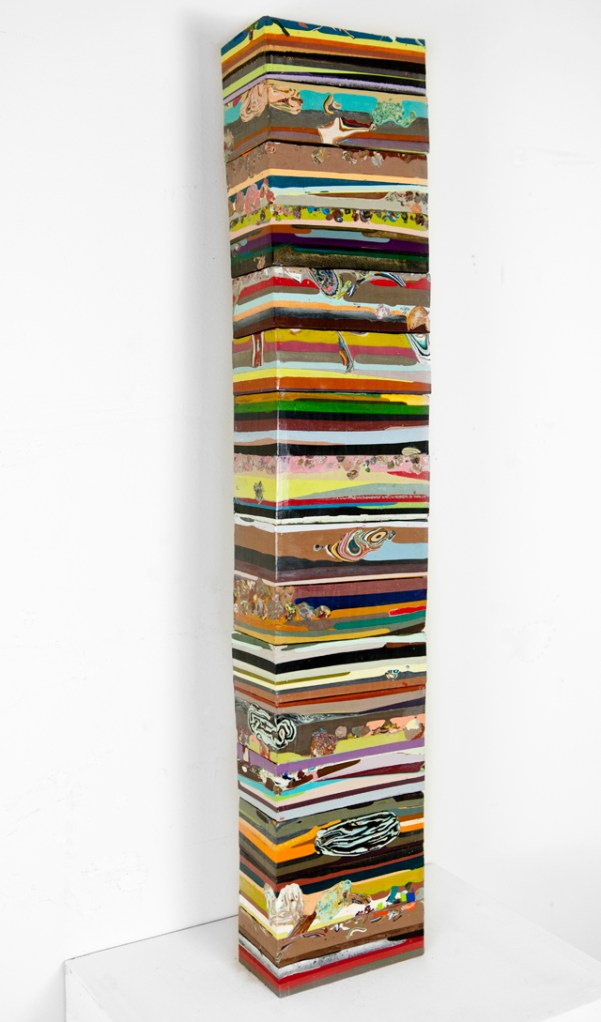 Legend | 2013, Pigmented beeswax, 26 x 4.5 x 2.25 inches