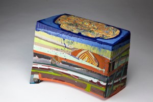 Swale | 2014, Pigmented beeswax, 8.75 x 9.5 x 4.25 inches