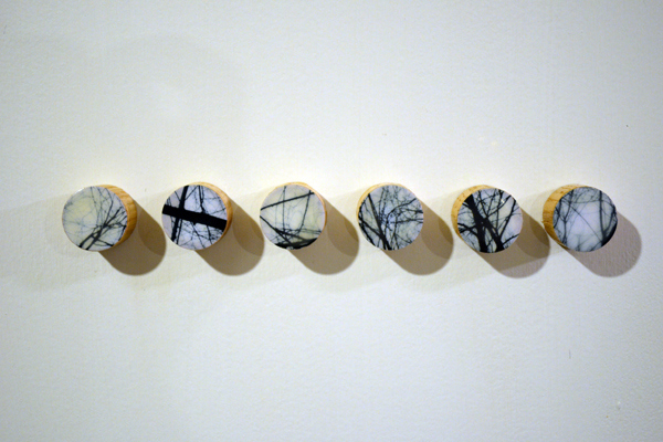 Forest for the Trees # 15, Photo Encaustic on Poplar, 2013. 