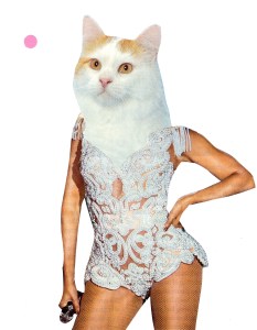 Star Struck, collage on paper, 2014