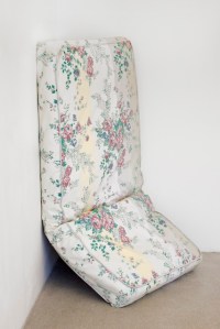 Title: Never Stop Improving Medium: mattress, latex paint in 6 most popular shades of optical white sold at Lowes Size: 6' x 4' x 1' Date: 2014