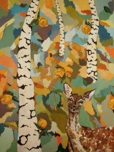 TITLE: Encounter MEDIUM: Oil on panel SIZE: 48" x 36" YEAR: 2014