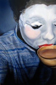 Tape and Tea, Oil Paint on Canvas, 24 x 36, 2011