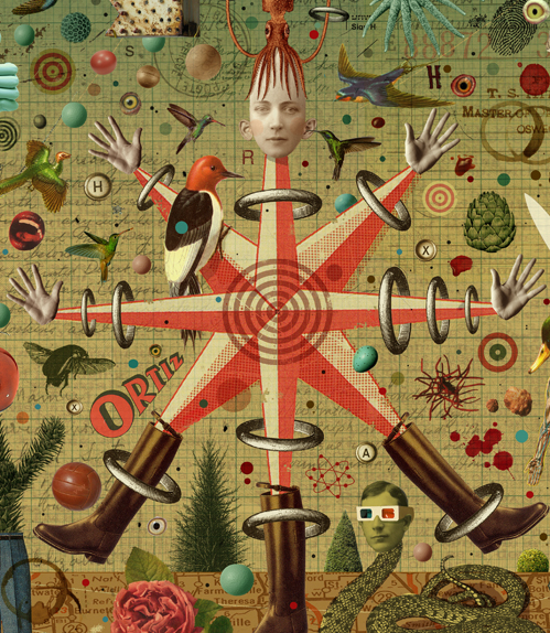 Indirection (detail), 2011 Collage (digital) 10W X 14H inches