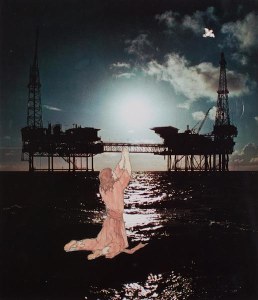 Prayer, 2013 Collage on paper 11 by 14 inches