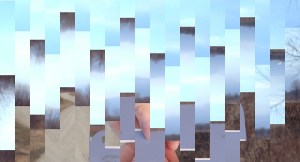  Sunrise Ombre - Digital photo collage, 2014.